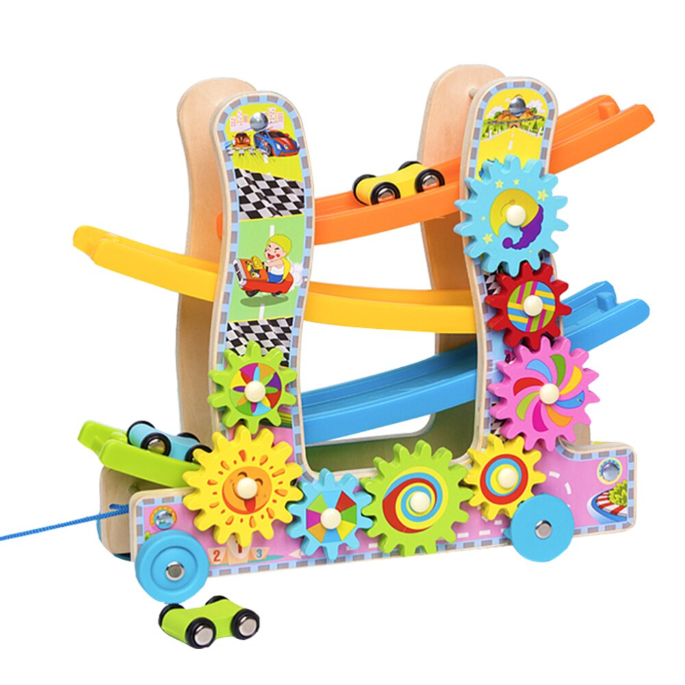 1 Set Adorable Durable Practical Car Gliding Ladder Kids Early Education: Default Title