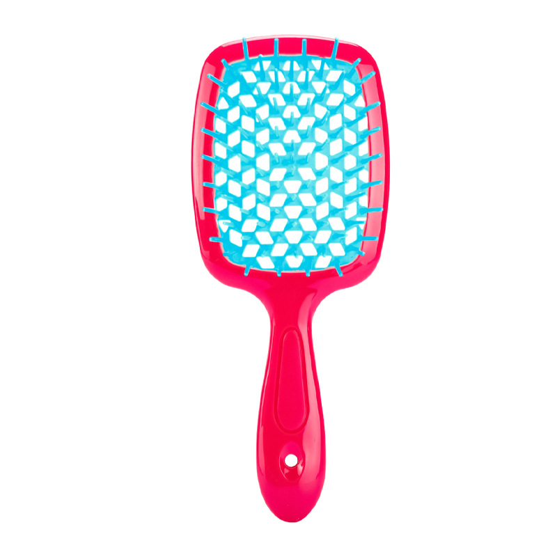 Peine con cojín de aire, peine para el cabello enredado, cepillo para desenredar el cabello, peines de masaje, cepillos para el cabello rizado húmedo, herramienta de estilismo para peluquero, 1 ud.: Verde