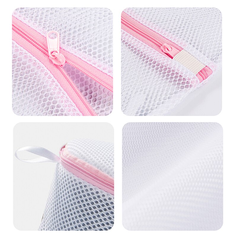 Mesh Laundry Bag Polyeste Wash Bags Coarse Net Laundry Basket Laundry Bags for Washing Machines Mesh Clothes Sock Bra Bag
