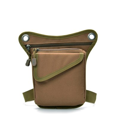 DIDABEAR Mannen Canvas taille zakken Been bag pack voor werk Mannen Messenger bags Mannelijke Crossbody Schoudertas Kleine zwart: Coffee