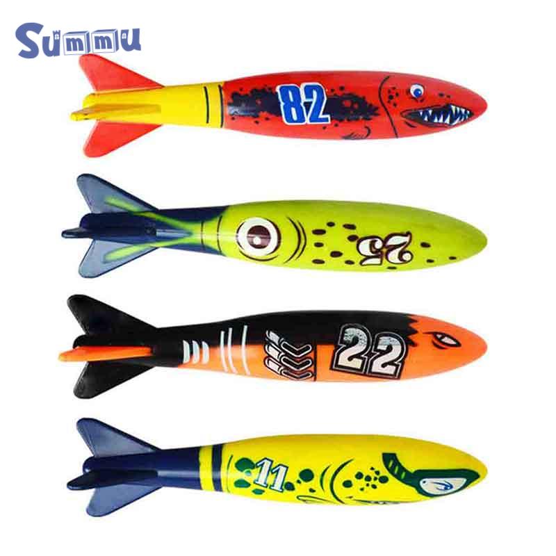 Children's Swimming Toy Diving Ring Stick Water Torpedo Throwing Toys Summer Game Swimming Pool Toys