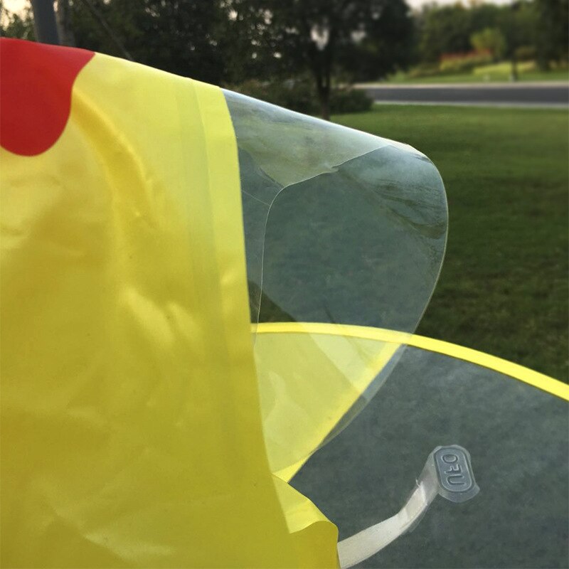 Baby gelb ente regenmantel UFO regenmantel Ich bin freien Mantel transparent wasserdicht regenmantel mit TikTok
