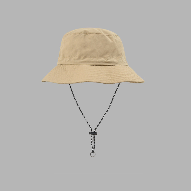 vier Jahreszeiten faltbarer Fischerhut, multifunktionaler, hochwertiger draussen-Angelhut mit Kordelzugverschluss, Angeln, Wandern: Lavendel