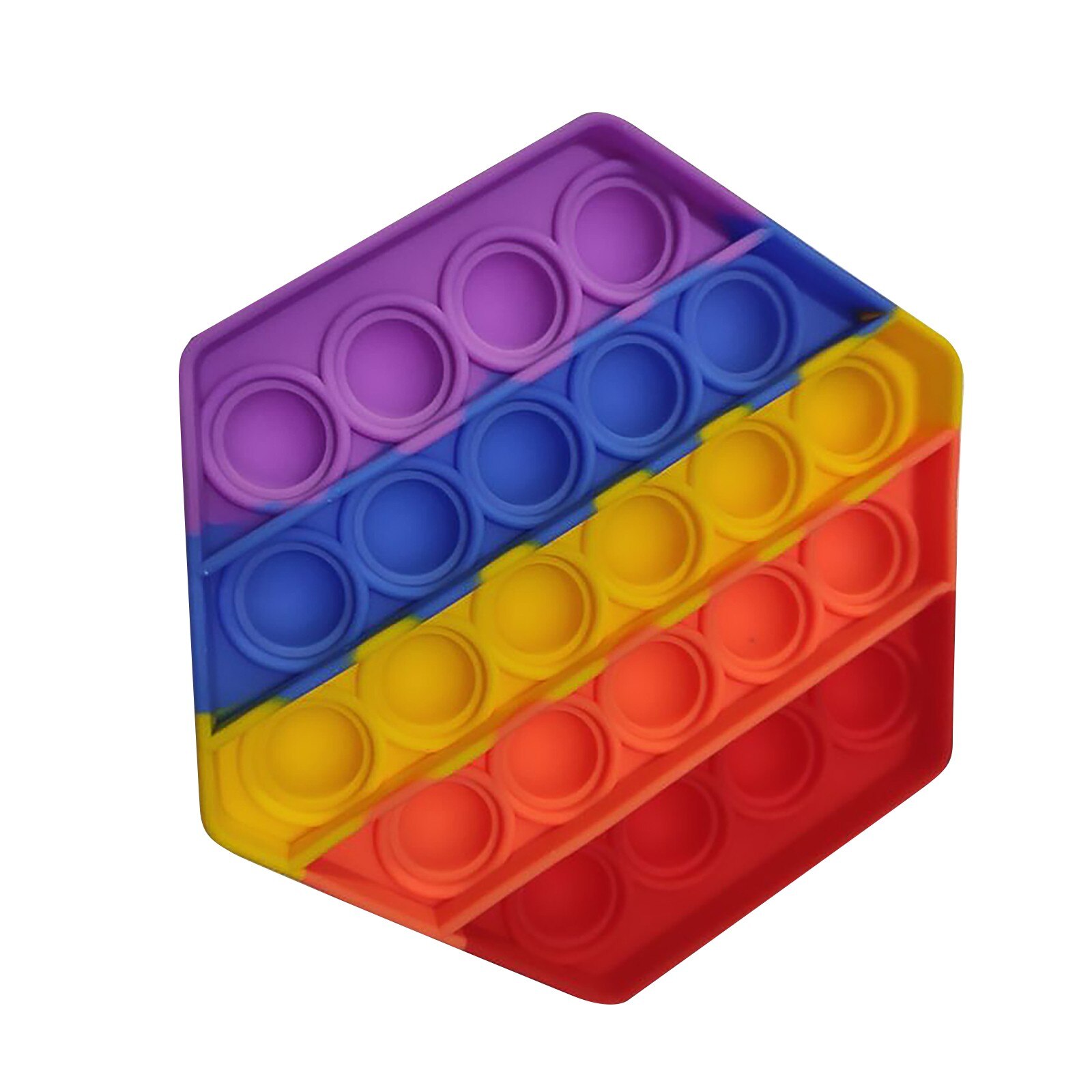 Push Pops Bubble Sensory Toy Autism Needs Squishy Stress Reliever Anxiety Anti-Stress POPIt Silicone Children Adult Desktop Game: L