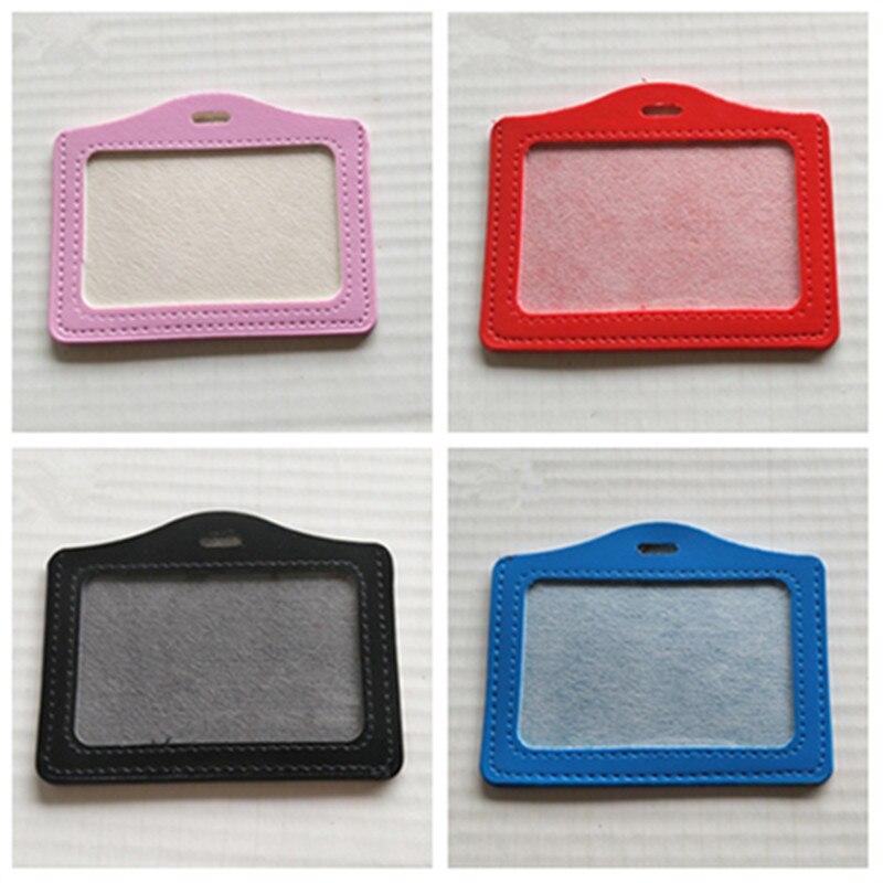 Kobiety i mężczyźni poliuretanowy portfel na karty pokrowiec na karty i akcesoria szpital pielęgniarka szkoła wejście strażnik karta i karta klatki piersiowej poprzeczny styl