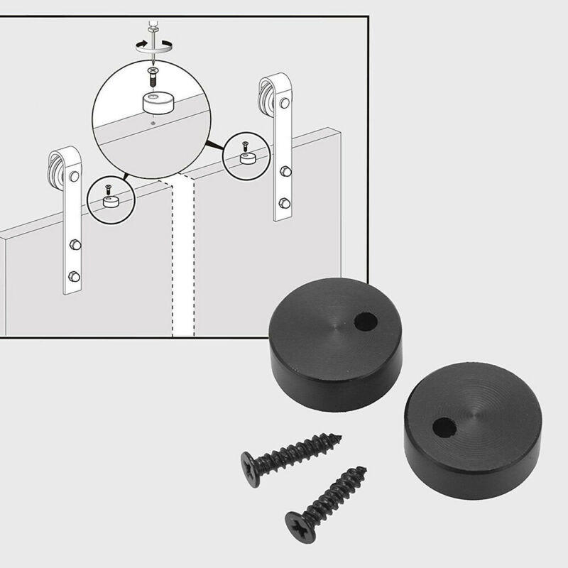 Sliding Barn Door Roller Sliding Track Kit Top Mounted Hanging Rail Hanger Track Door Hardware For Closet Cabinet Sliding Door