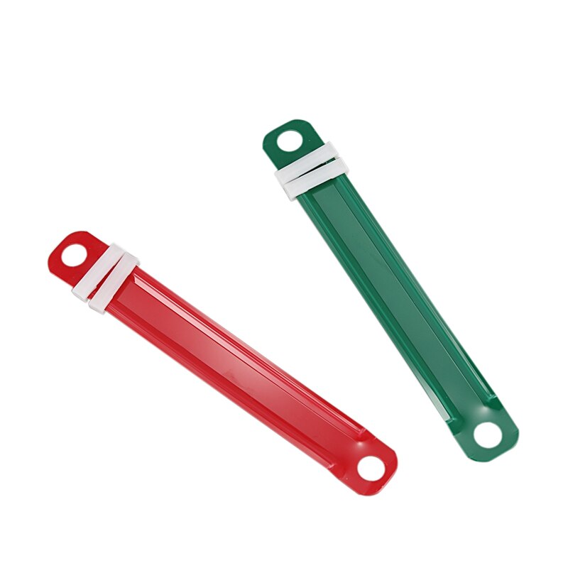 50 Pcs Office School Colorful Plastic Binding Two-Piece Document Paper Fasteners