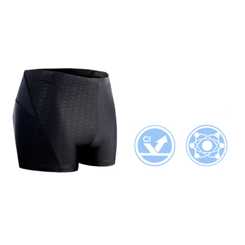 Erwachsene Männer Große Größe Wasserdichte Schwimmen Kostüm Hohe Elastische Badehose und Schwimmen Kappe einstellen (Schwarz, Größe)
