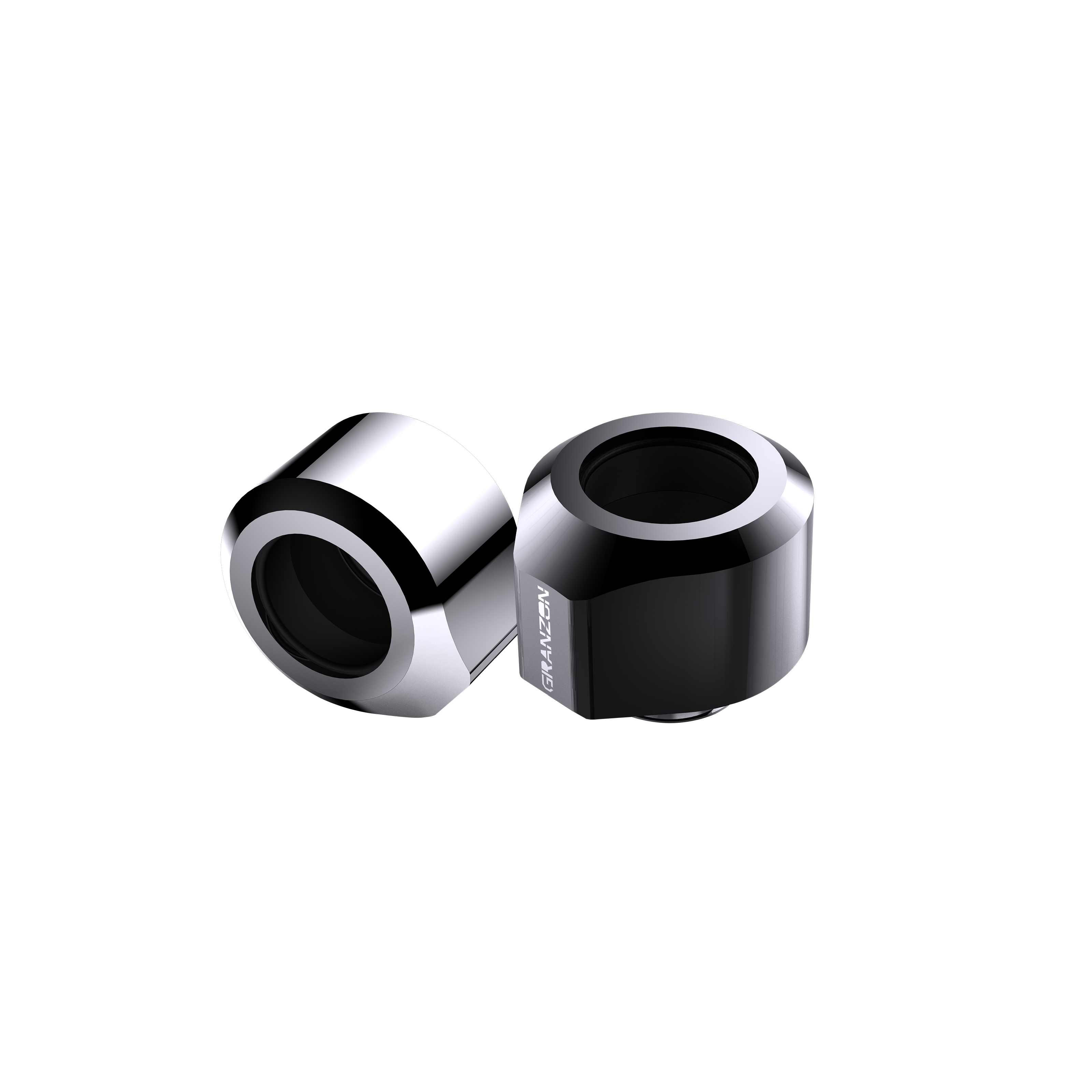 Granzon – raccords de tubes durs Anti-chute, Compression, pour tuyau en PMMA PETG dur od14 mm, connecteurs de refroidissement d'eau G1/4 ''PC, GD-FT14
