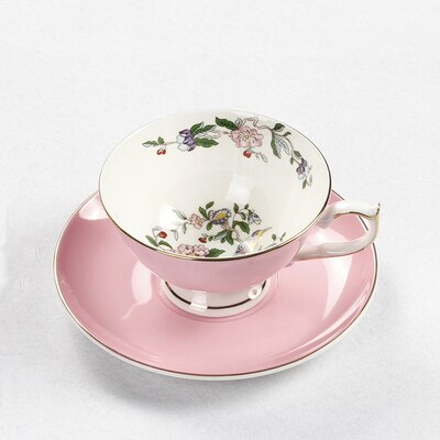 Provincial Flowers dames kop en schotel Dogwood | De Oude Tijd Servies