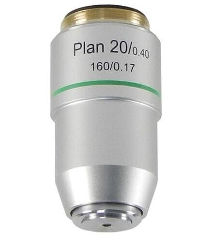 RMS Thread 160/0.17 4X 10X 20X 40X 60X 100X Biological Microscope Plan Objective Lens