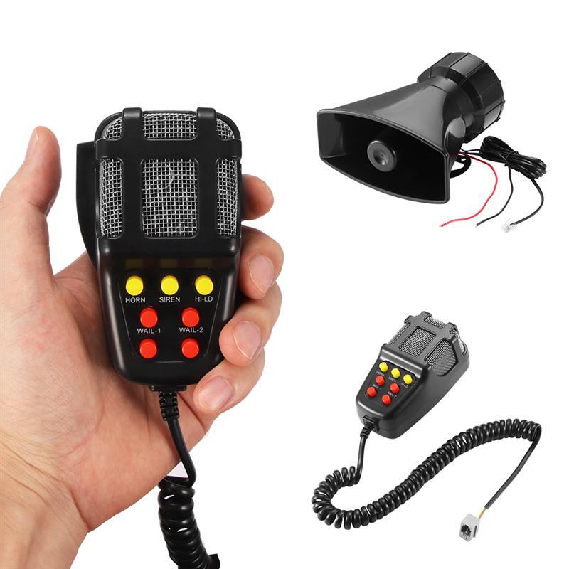 Sirena de emergencia para coche, sistema de sonido , amplificador de emergencia, 12V, 80W