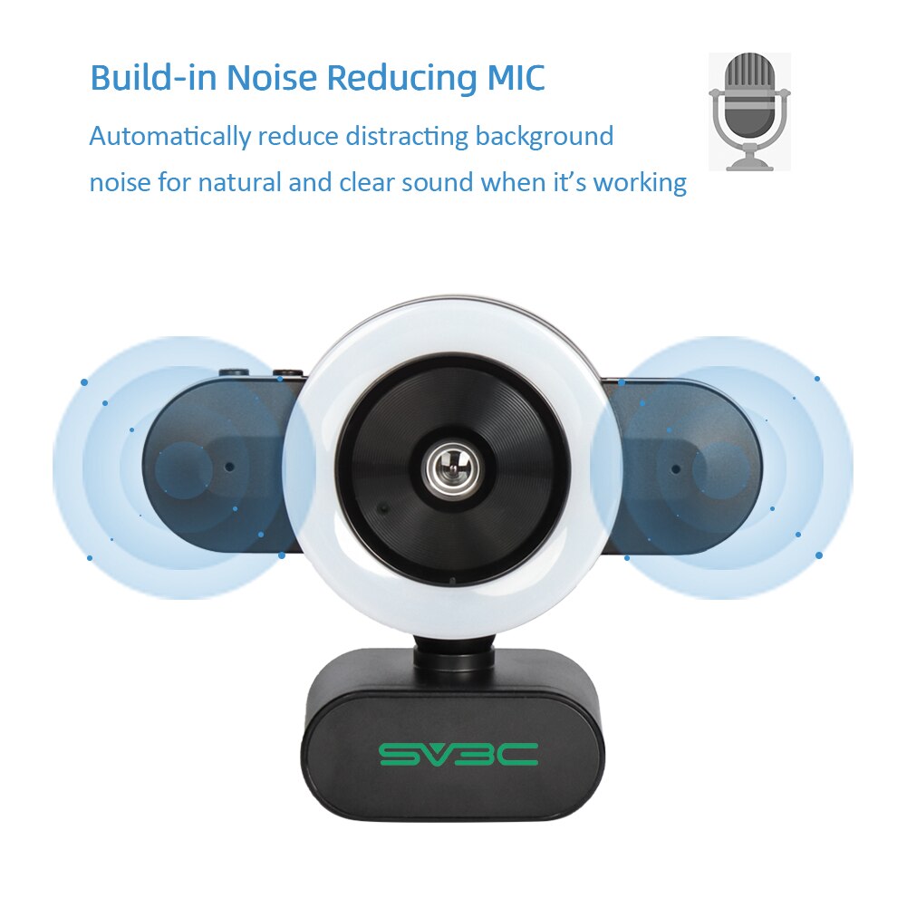 HD 2K 4MP Webcam Mini Computer PC WebCamera with Microphone Rotatable Cameras for Live Broadcast Video Calling Conference Work