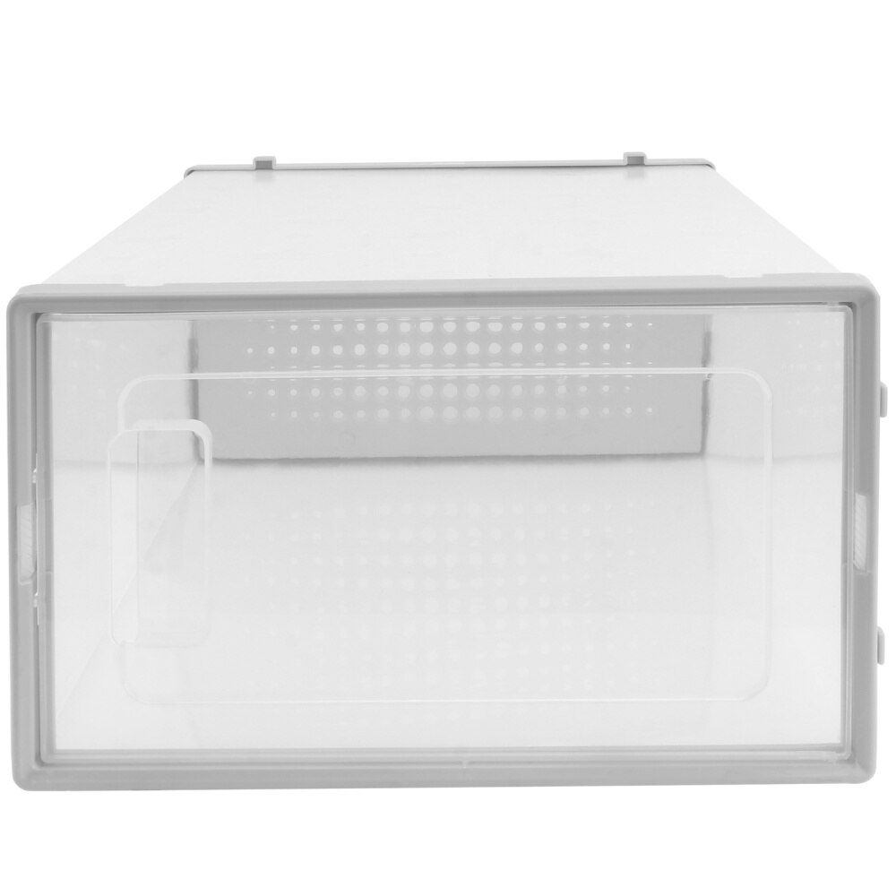 1pc Household Shoes Storage Box Thickened Shoe Box Clamshell Shoe Box: Grey