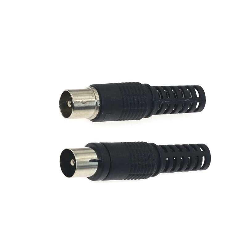 9.5mm kaapeli-tv urosliitin hitsaus vapaa antenni uros johdin liittimet pistoke liittimet sovitin sähkö 2/5/10 kpl