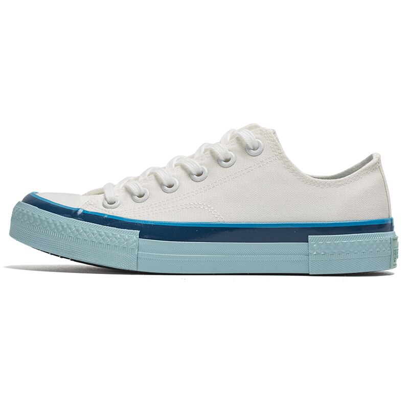 Aankomst dames casual sneakers hoge platte canvas schoenen dames gevulkaniseerd hoge sneakers unisex espadrilles zapatillas lona: Blauw laag  -242 / 44