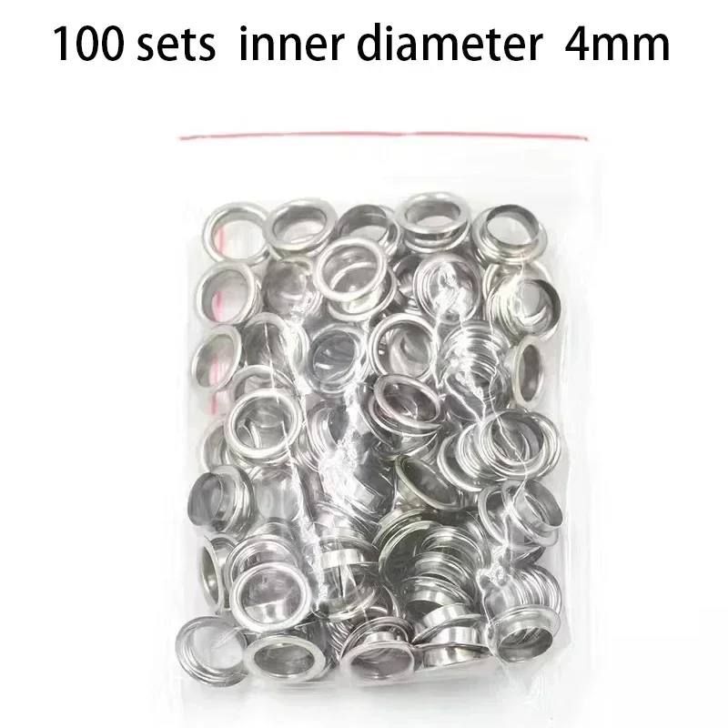 1 Set 1/4 Inch Grommet Eyelet Plier Set, Eyelet Hole Punch Pliers Kit With 100 Metal Eyelets, Grommet Tool Kit For Leather Cloth: PURPLE