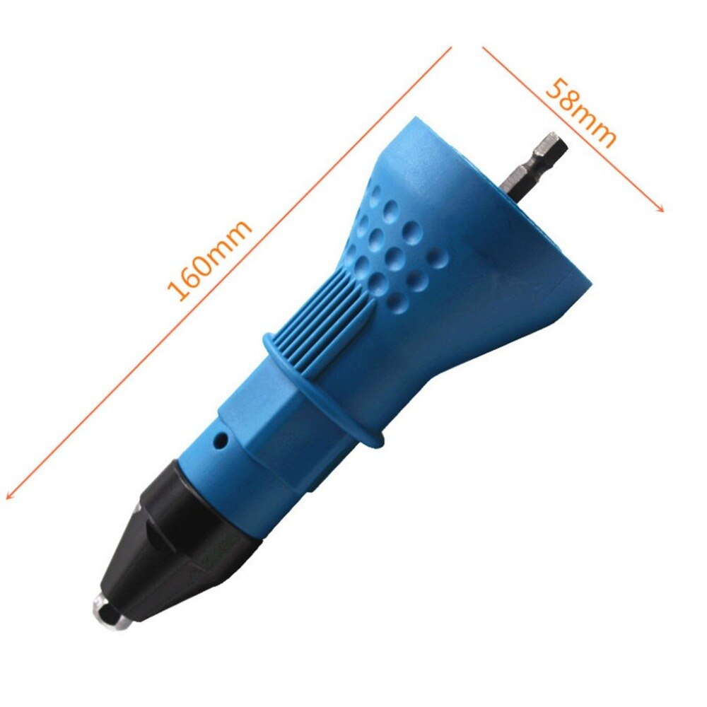 Electric Rivet Adaptor Rivet Supplies Nut Cordless Insert Equipment Nozzle Electric Conversion Riveting Drill Adaptor