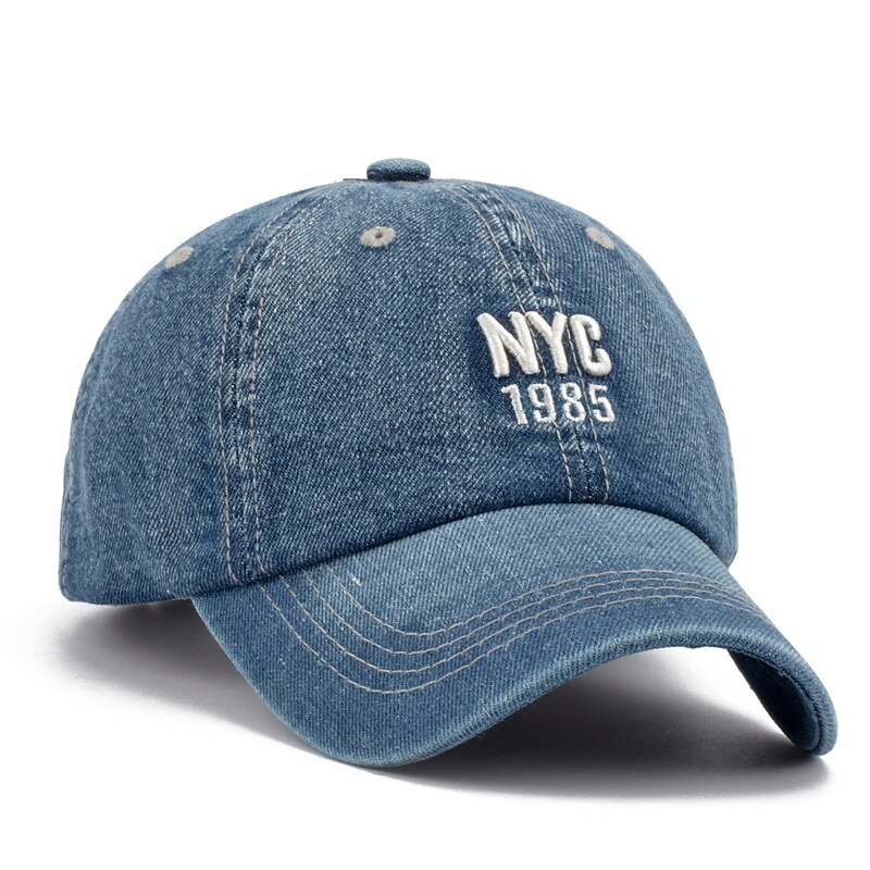 Nueva NYC-gorra de béisbol vaquera para hombre y mujer, sombrero con bordado de letras, Snapback, deportiva, Hip Hop, EE. UU.