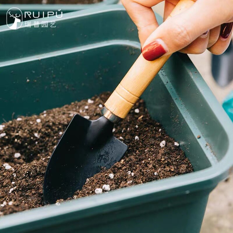 Home Gardening Tool Set Balcony Home-grown Mini Digging Suits Three-piece Shovel Rake Garden Tools Combination