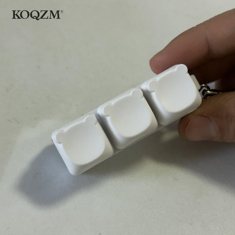 {kein Licht}9 Tasten Tastatur Tastenkappen zappeln Spielzeug Party betonen Linderung Diy Tastenkappen Spielzeug Tastaturkappe Fingerknopf zappeln Finger Keycap