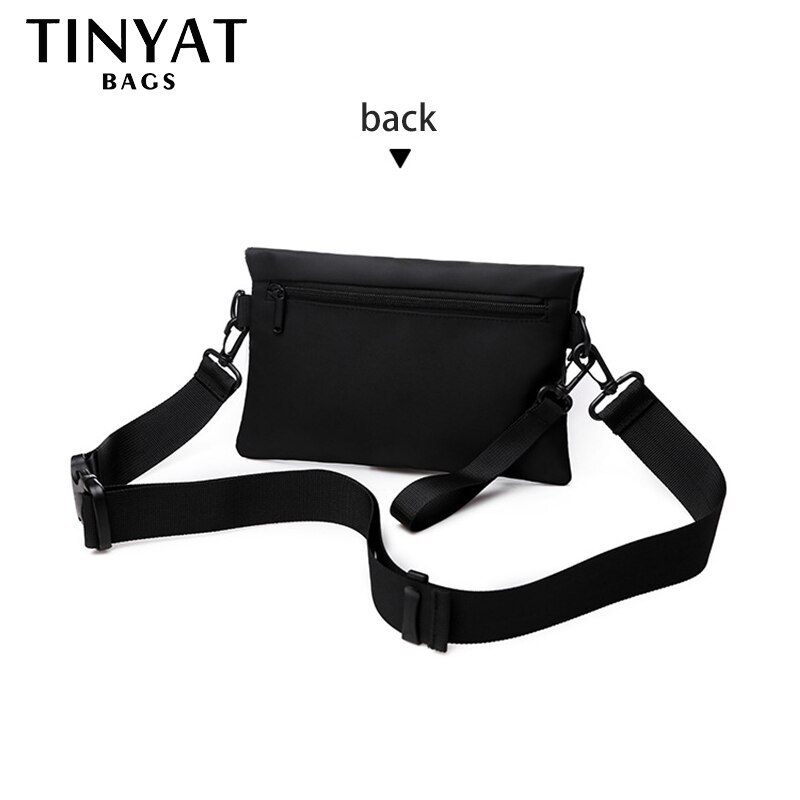 Tinyat coreano japão pvc bolsa de ombro feminina ins casual masculino saco de peito cupom à prova dwaterproof água saco do mensageiro novo crossbody saco adolescentes