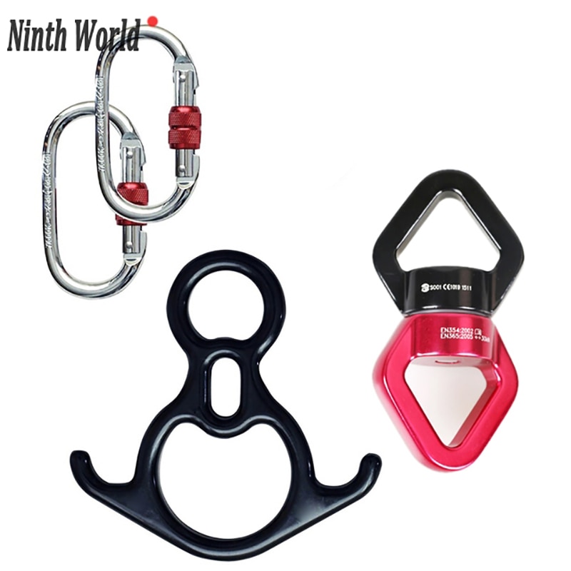 Aerial Silk Dance Hardware Kit, Silk Luxury Equipment Set for Aerial Yoga Hammock Rotating Rock Climbing, Yoga Accessories