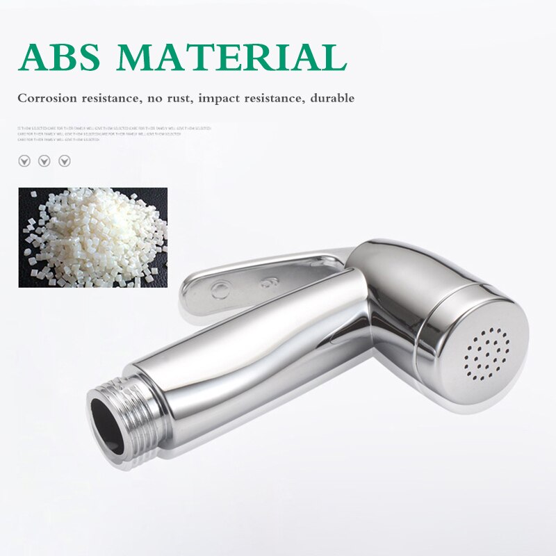 Abs håndholdt toilet badeværelse bidet sprøjte brusehoved vanddyse spray sprinkler body butt clean tool
