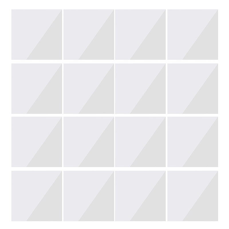 16 stuks spiegeltegel muurstickers 15*15cm vierkante stickers zelfklevend zichtbaar spiegeleffect voor thuis badkamer muurdecoratie