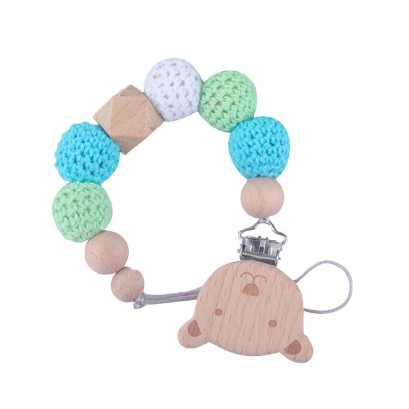 NewBaby Teether Bracelet Molar Stick Non Toxic Silicone Bite Stick Cute Animal Pattern Toy