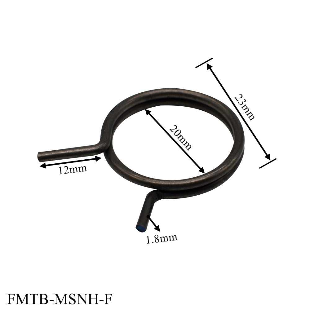 Ressorts de poignée de porte en acier inoxydable, 5 pièces, fil plat, poignée de serrure de porte, bobine à ressort, remplacement de porte de maison, ressorts de Torsion de retour