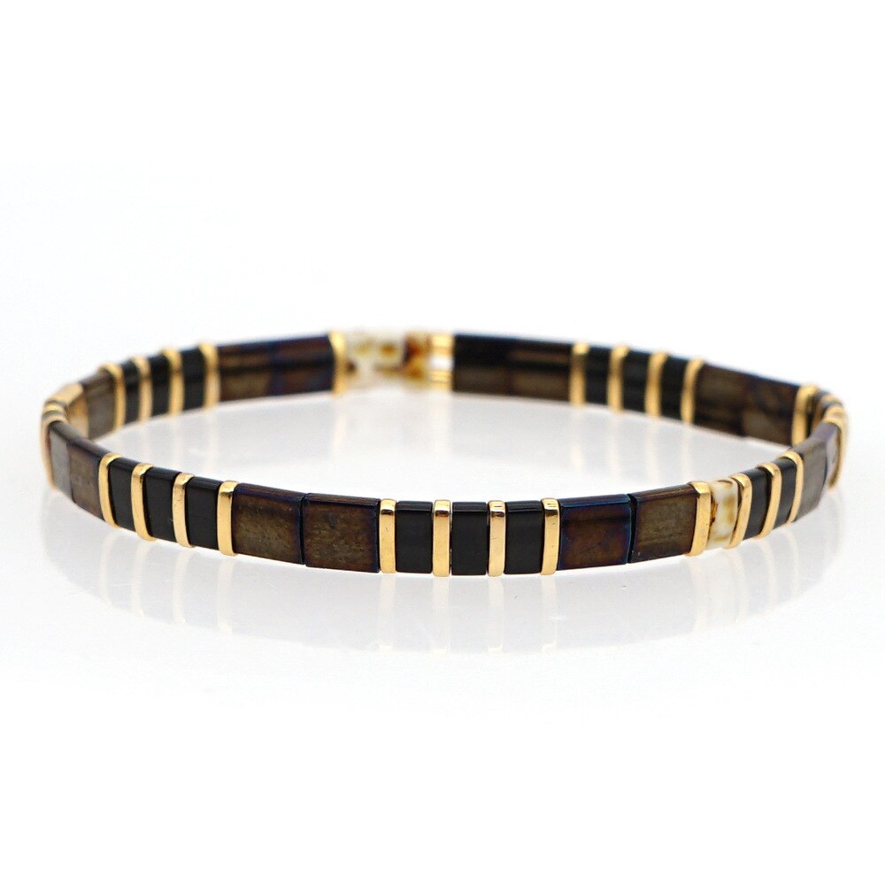 boho Rainbow Bracelet Women Pulseira Mujer Moda Miyuki Tila Beads Bracelets Handmade Jewelry Colorful Bohemian Summer: 3
