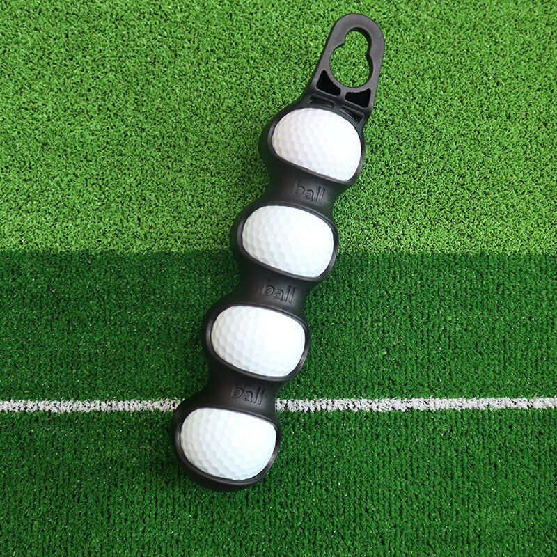 Golf Ball Holder Can Hold 4 Balls Plastic Golf Ball Hanger