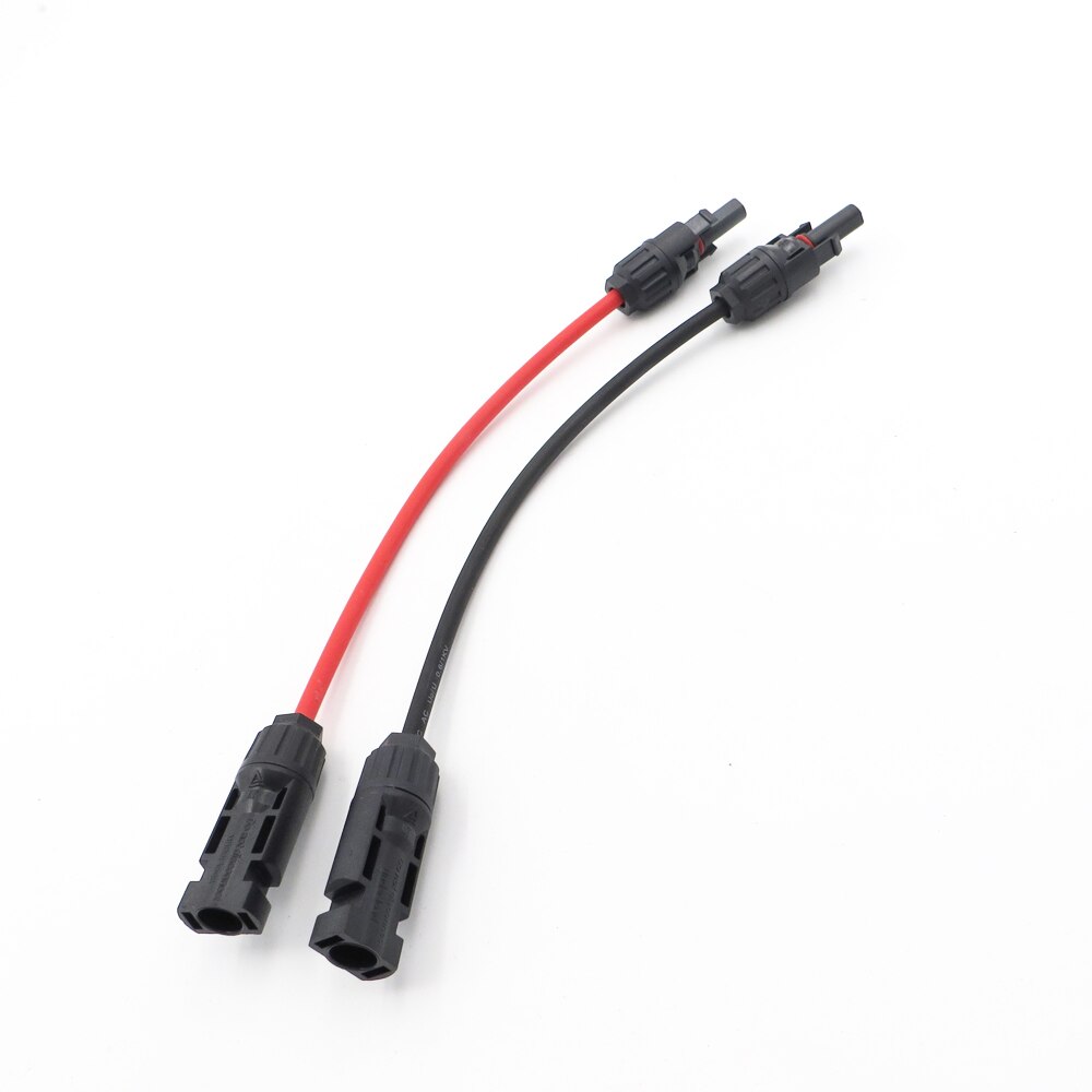 1 Paar X 6/4/2. 5mm2 Pv Kabel Koperdraad Met Pv Connector Verlengkabel 10/12/14AWG Pv Solar Connector Zonnepaneel
