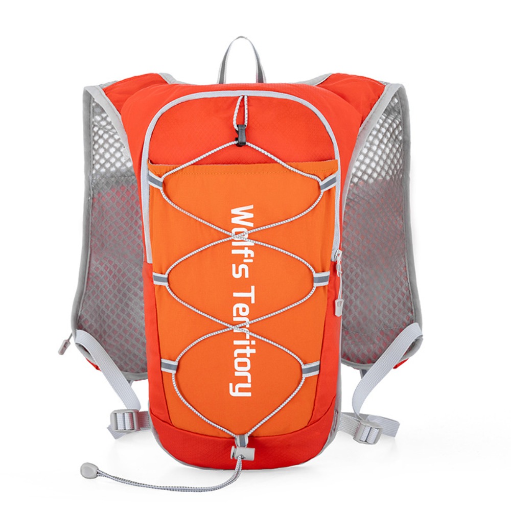 Ademende sportmarathonrugzak Waterdicht Ultralichte outdoor-wandelrugzak Meerdere zakken verstelbaar: rode kleur