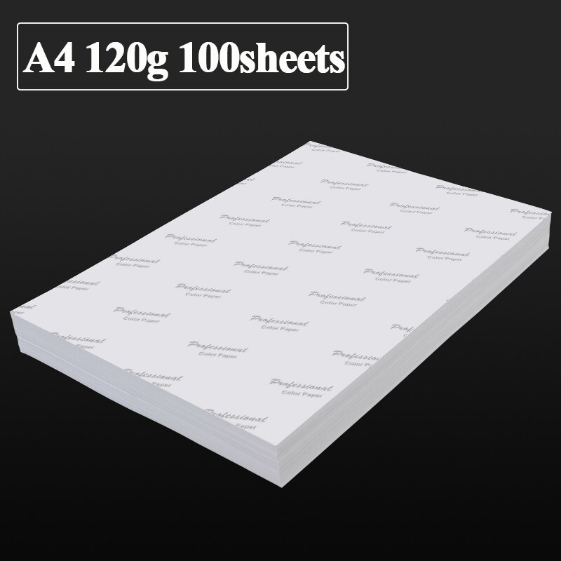 A4 High Glossy Photo Paper Coated Studio Imaging Photographic Paper For inkjet Printer dropshopping 120g 140g 160g 50 100 sheet: A4 120g 100 sheets