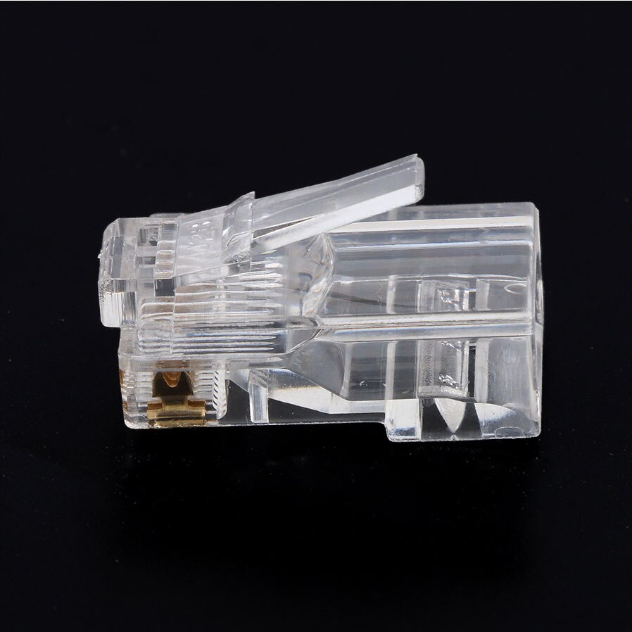 20 Stks/partij Netwerk Ethernet Crystal Heads Plug RJ45 Connectors 8Pin RJ45 Connector CAT5 CAT5e Cat6 Modulaire Kabel Stekkers Socket