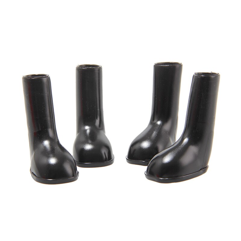 Chien de compagnie chats chaussures de pluie bottes pour animaux de compagnie en caoutchouc Portable anti-dérapant imperméable en caoutchouc pluie chien chaussures chaussettes pour Outdoor372: Black / L
