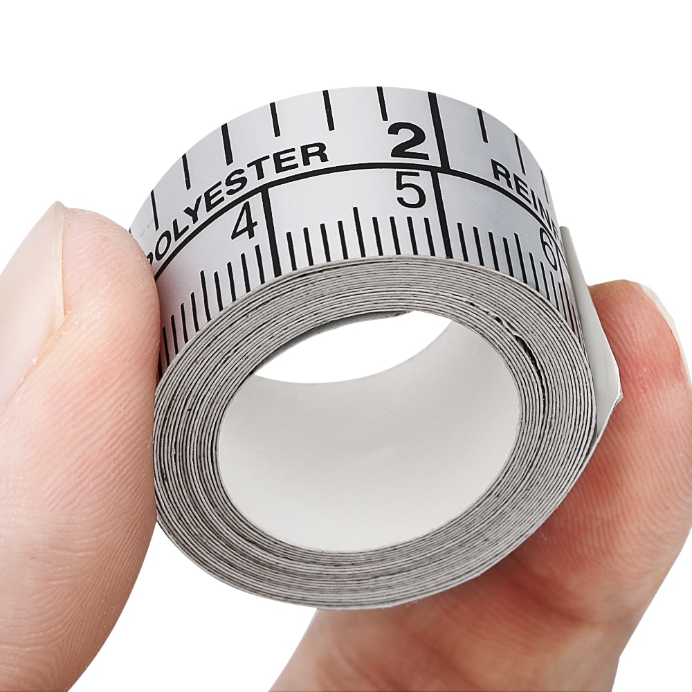 NICEYARD DIY Self Adhesive Metric Tape Measure Measuring Ruler Sticke 150cm PVC