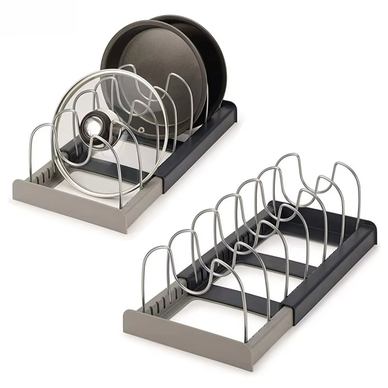 Compartimentos Organizador de ollas y sartenes Gabinete de cocina Despensa para hornear tablas de cortar/placas/Utensilios para hornear
