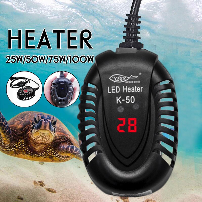 Aquarium Heater Aquarium Electricheating Staven Digitale Temperatuurregelaar In Stok Aquarium Schildpad Tank US Plug