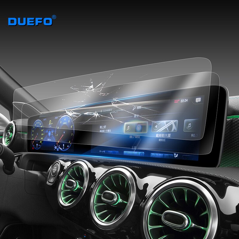 Beschermfolie voor het dashboard van de auto, geharde folie voor mercedes  w213 gle  w167 x167 glb  w247 interieurbediening, tpu-folie sticker