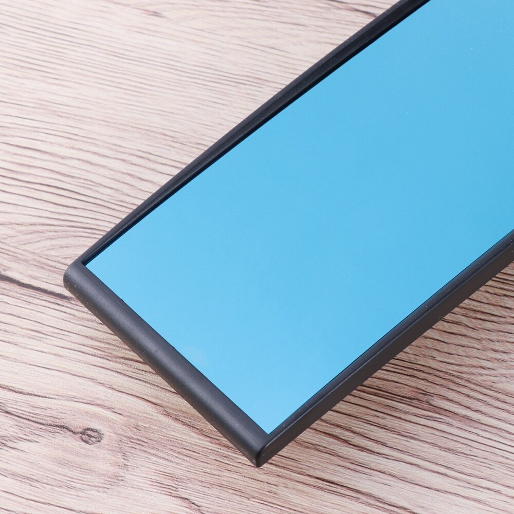 Universal Car Rear View Mirror Wide Angle Panoramic Anti-dazzling Interior Rearview Mirror Large Vision 300x75mm Curved Mirror (