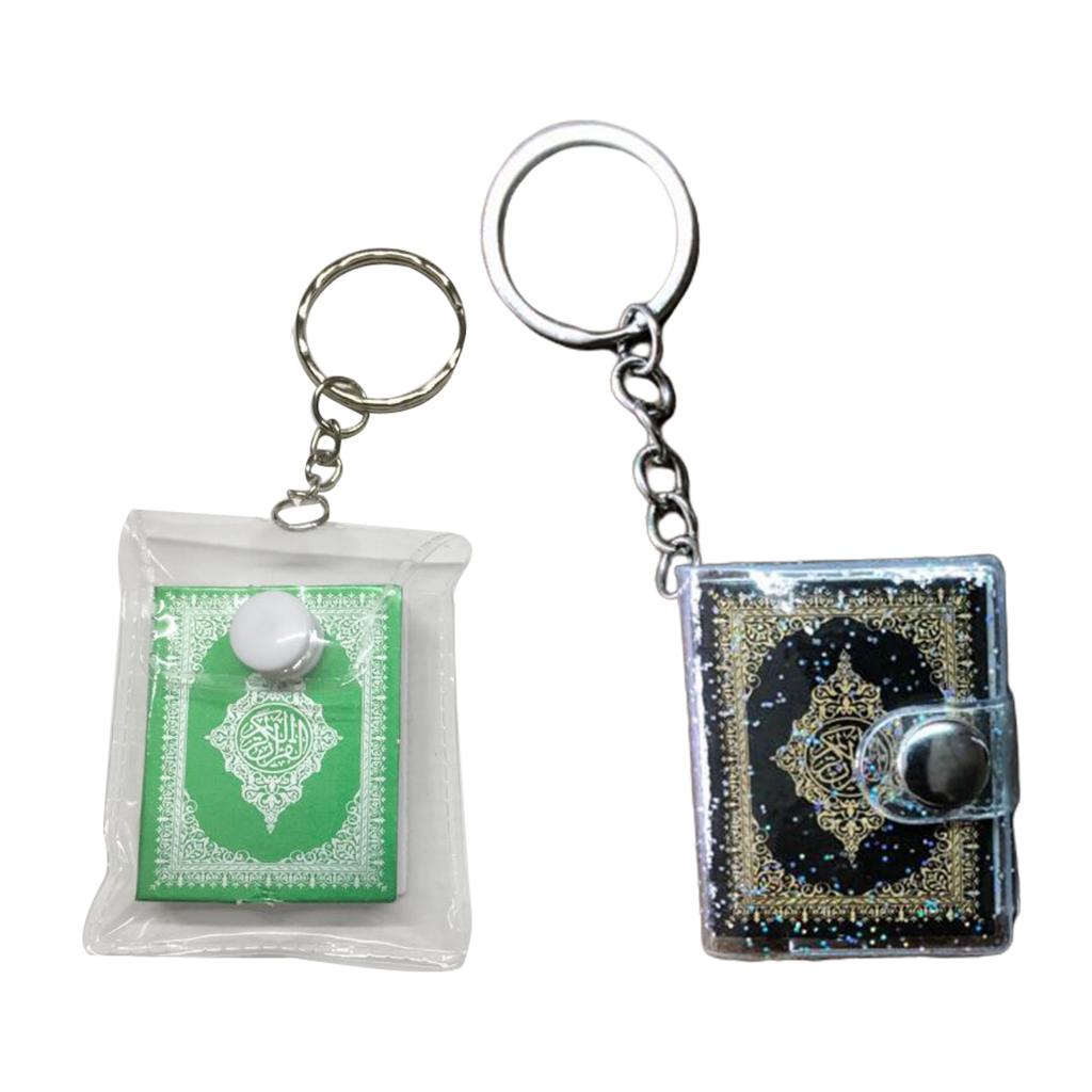 Islam coran livre pendentif porte-clés Religionsbuch suspendus porte-clés sac à main voiture décor