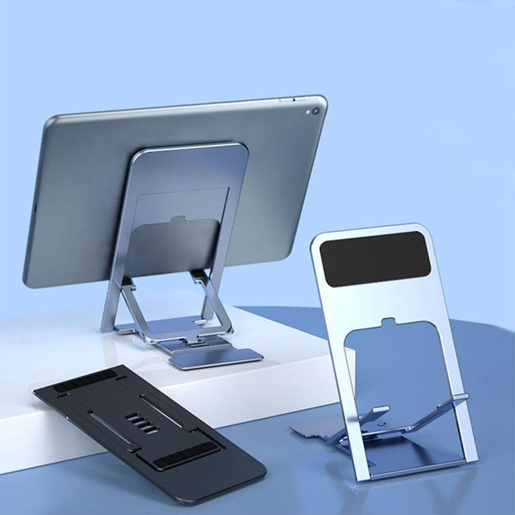 Vouwen Stand Aanpassen Draagbare Telefoon Houder Desktop Stand Desk Houder Universele Binnen 12.1 Inch