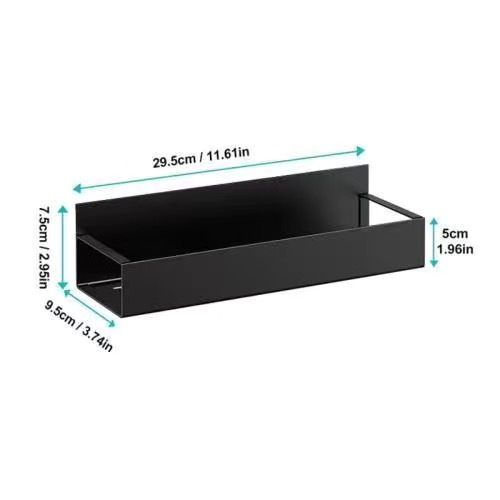 Zwart Magnetisch Opbergrek Koelkast Planken Kruiden Koelkast Zijplank Ijzer Huishoudelijke Ruimtebesparende Keuken Organizer Houder: green