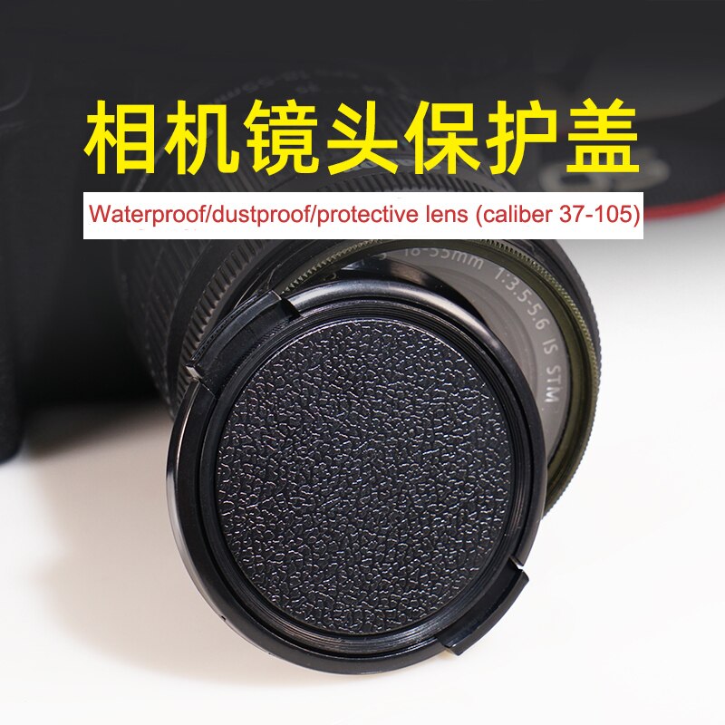 Rozmiar 49mm 52mm 55mm 58mm 62mm 67mm 72mm 77mm 82mm Snap-On obiektyw przednia osłona obiektywu aparatu etui na Sony Alpha obiektyw do lustrzanki cyfrowej Protector