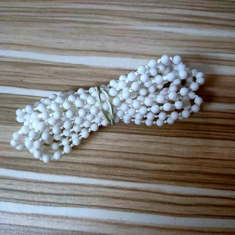 5/10 meter kunststof rolgordijn Romeinse verticale schaduw kralenketting trekkoord gordijn kralen touw met connectoren