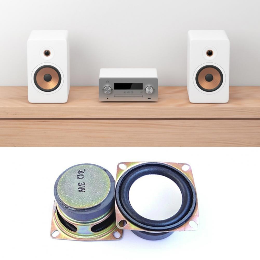 1pair Universal High Efficiency Speaker Mini Stereo Metal Full Range Loudspeaker Box for Home Car Outdoor