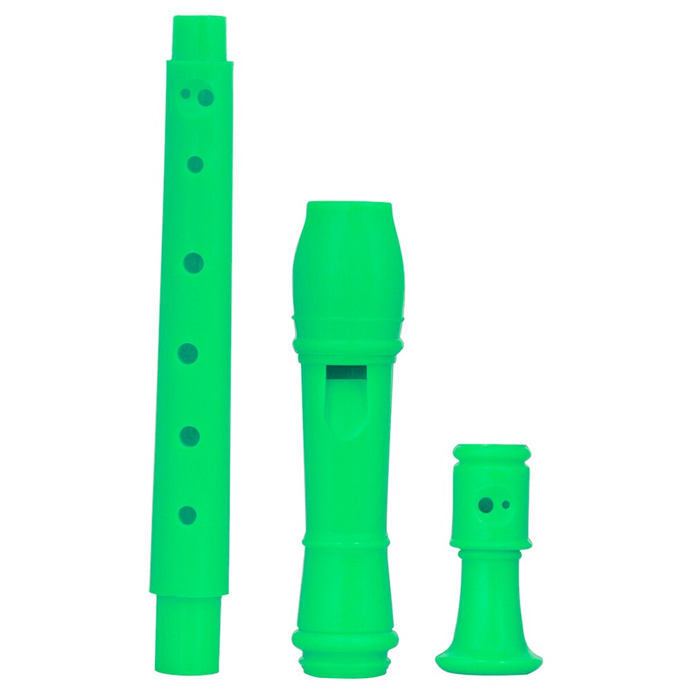 Sopranblockflöte in c-tonart, abs-sopran-sopranblockflöte, klarinette mit 8 löchern im deutschen stil, mit grifftabelle, reinigungsstab für kinder